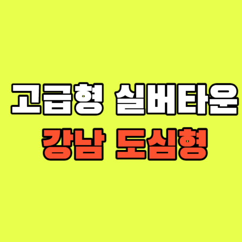 고급형 실버타운